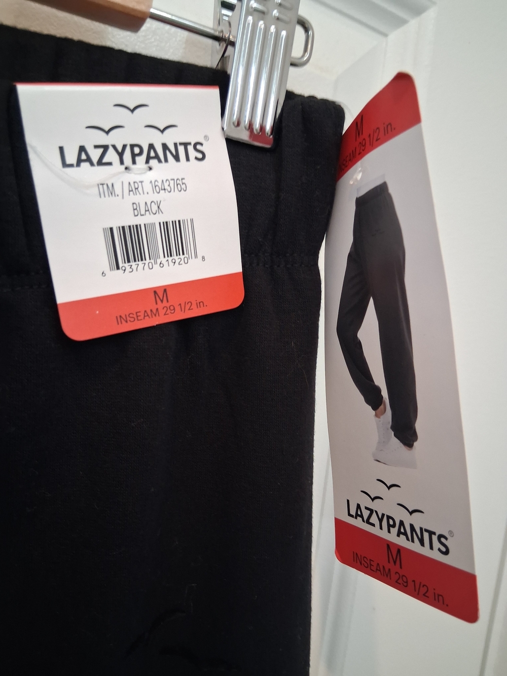 Lazypants Black Hooded Jogger Set — Women's Cozy Track Pants & Hoodie - Picture 7 of 14